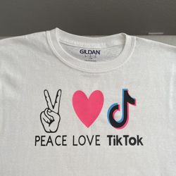 Peace Love Tiktok Shirt