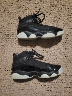 BOYS JORDAN 6 RINGS BLACK SIZE 3Y 