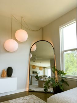 Oversized Arched Floor Mirror - 39" x 78.5" | moving sale