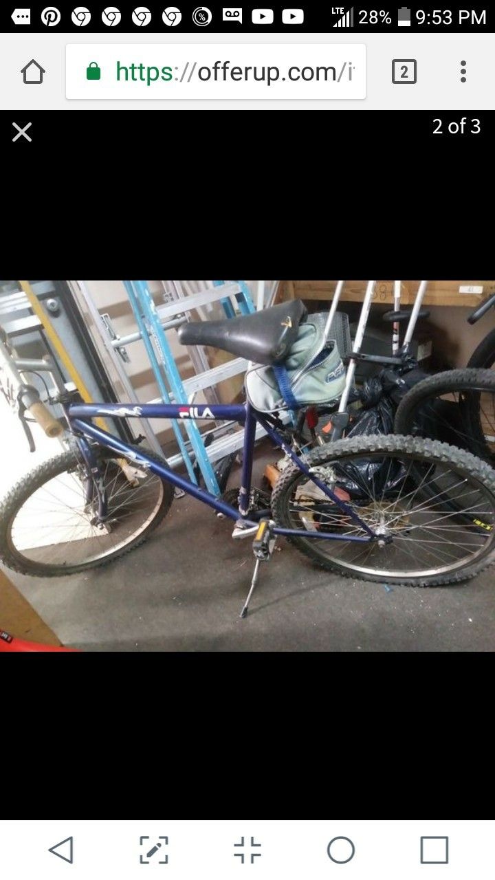 Rare collectors Pepsi Fila mountain bike
