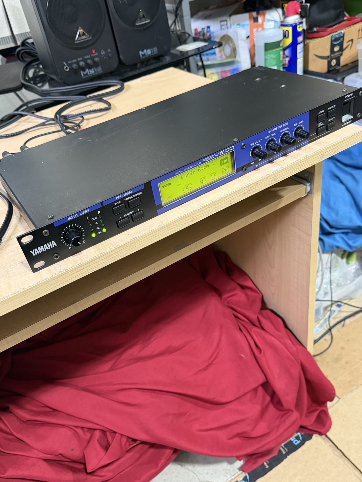 Yamaha Rev500 Digital Reverb Effect Processor 