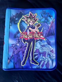 Vintage Yu-Gi-Oh 2 1/2” D-Ring Binder with Cards