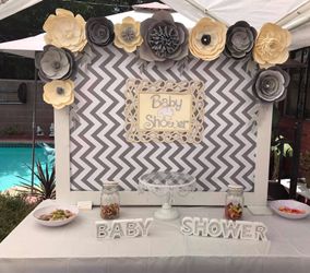Handmade custom banner decor and invites