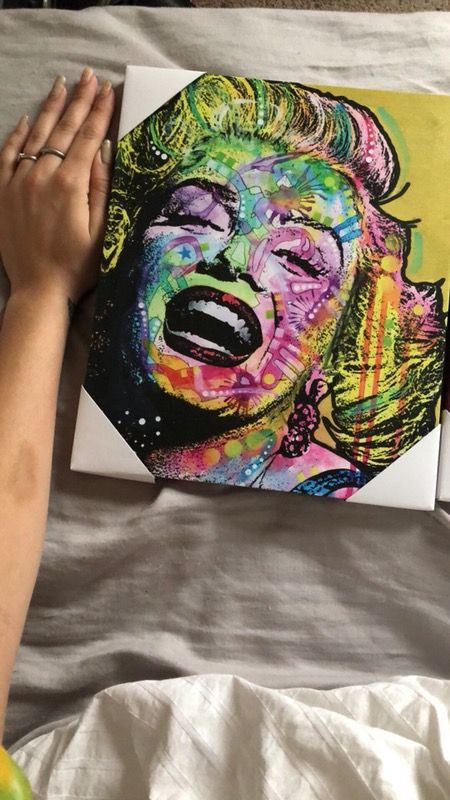 Marilyn Monroe Audrey Hepburn art