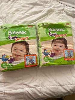 2 Packs 56 Ct Diapers