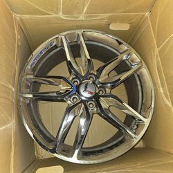 Chevrolet Corvette C7 Z51 Chrome wheels