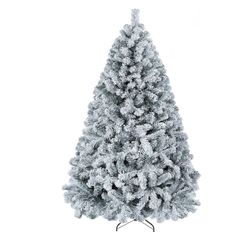 6ft Flocked Artificial Christmas Tree