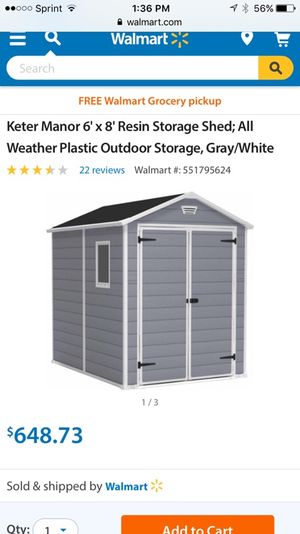 Keter Manor Large 6 X 8 Resin Outdoor Storage Shed Grey For Keter Manor Large 6 X 8 Resin Outdoor