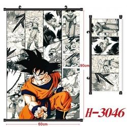 Dragon Ball Z Canva Wall Scroll Captured Son Goku Saga