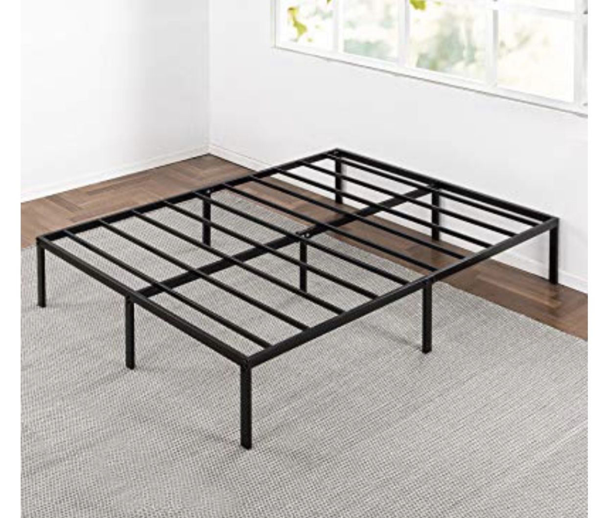 Steel queen bed frame for sale