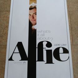 Alfie - Movie Poster With Jude Law As Alfie