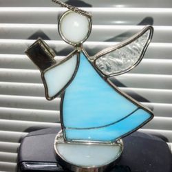 Pretty Stained Glass Angel
