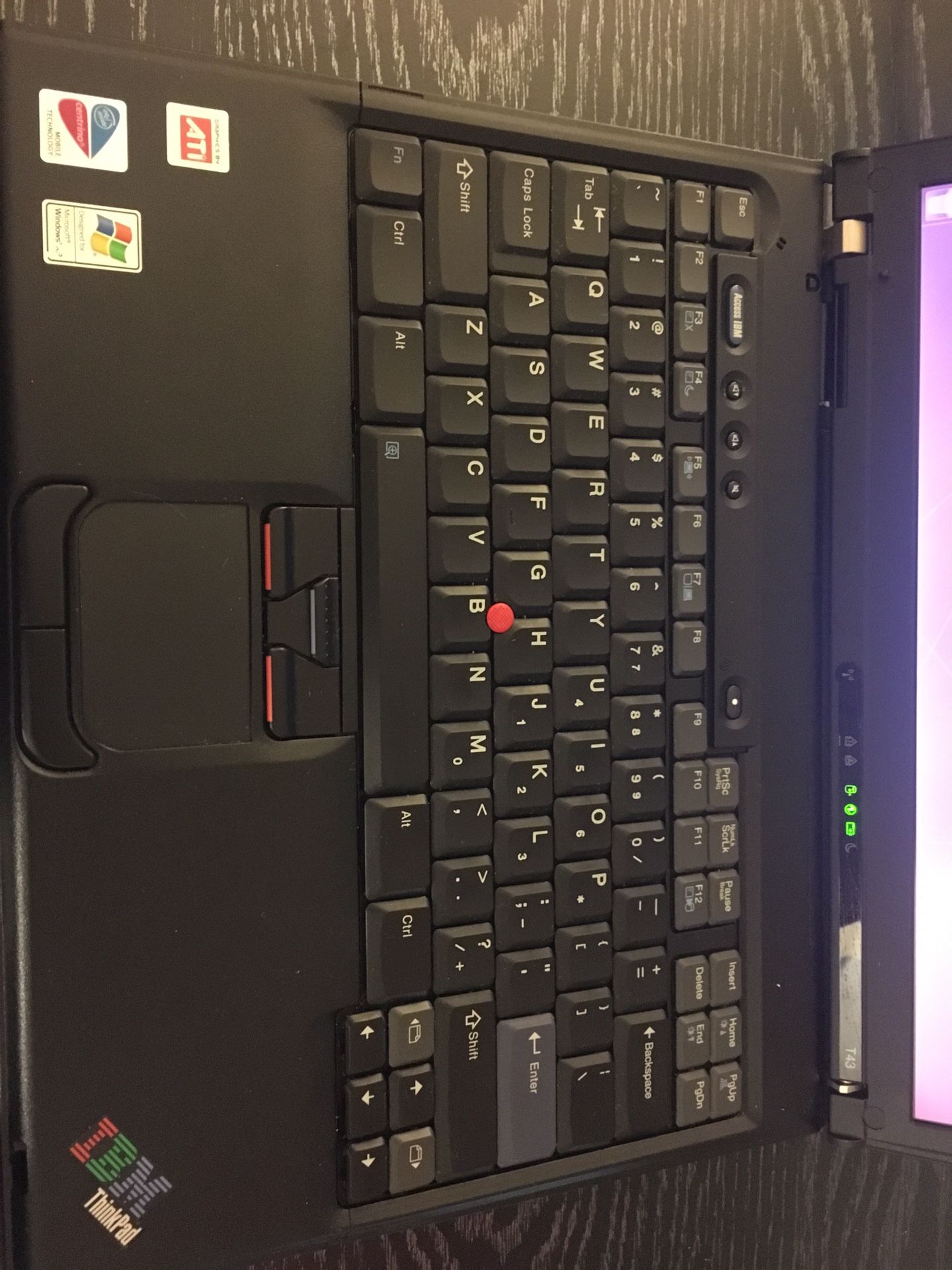 IBM Lenovo ThinkPad T43 T 43