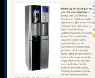 Haier Water Dispenser Hot & Cold