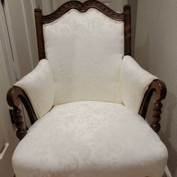 Antique Victorian Reupholstered Chair