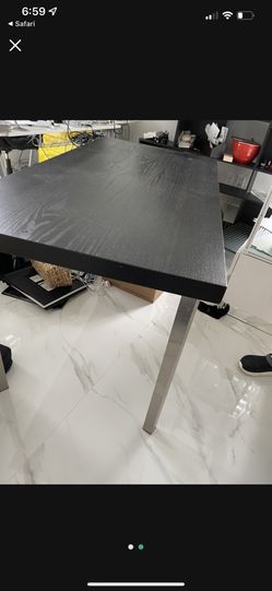 Ikea Brown/Black Table 