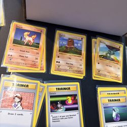 Shadowless Base Set Pokemon Cards