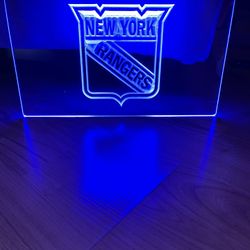 NEW YORK RANGERS LED NEON LIGHT SIGN 8x12