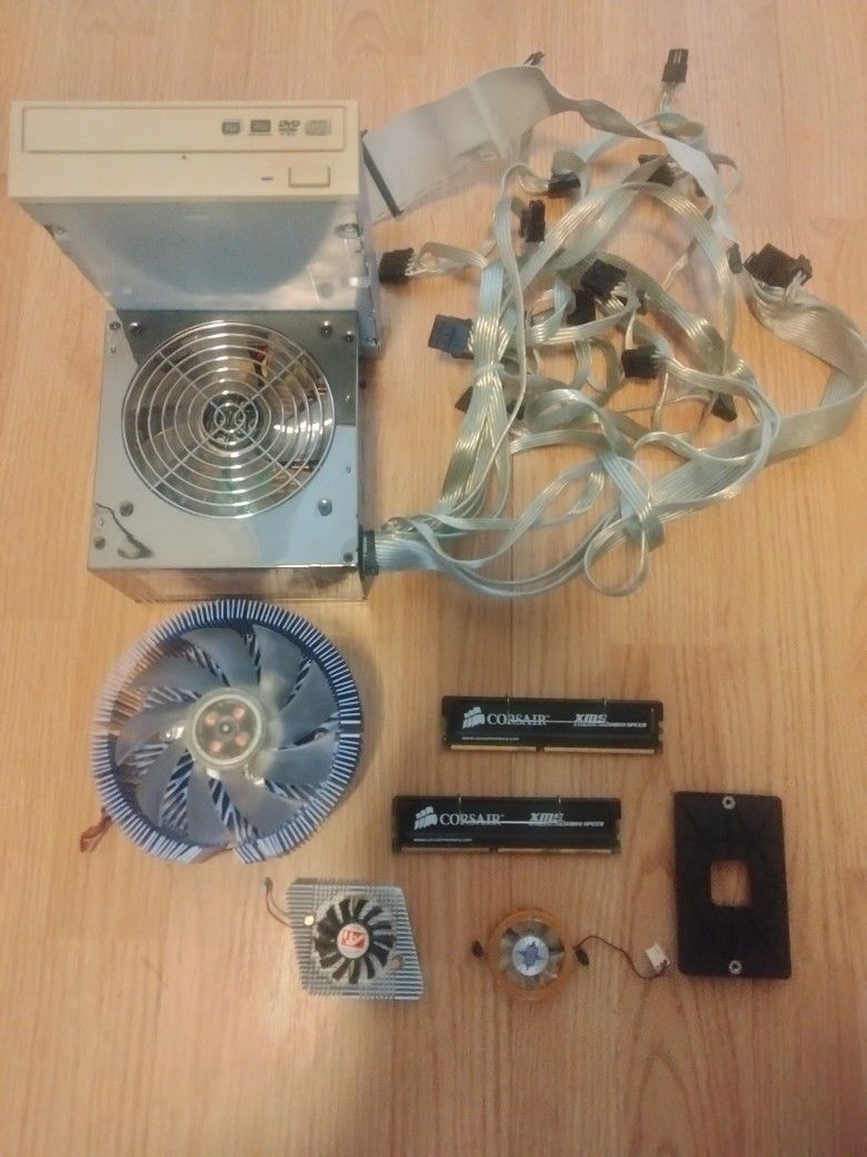 Tower Computer Parts, RAM, Power Supply