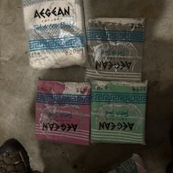 AEGEAN Concept Turkish Towels & Cotton Blanket – New, Sealed (Set of 4)