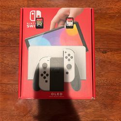 Nintendo Switch OLED + Games (Excellent Condition)