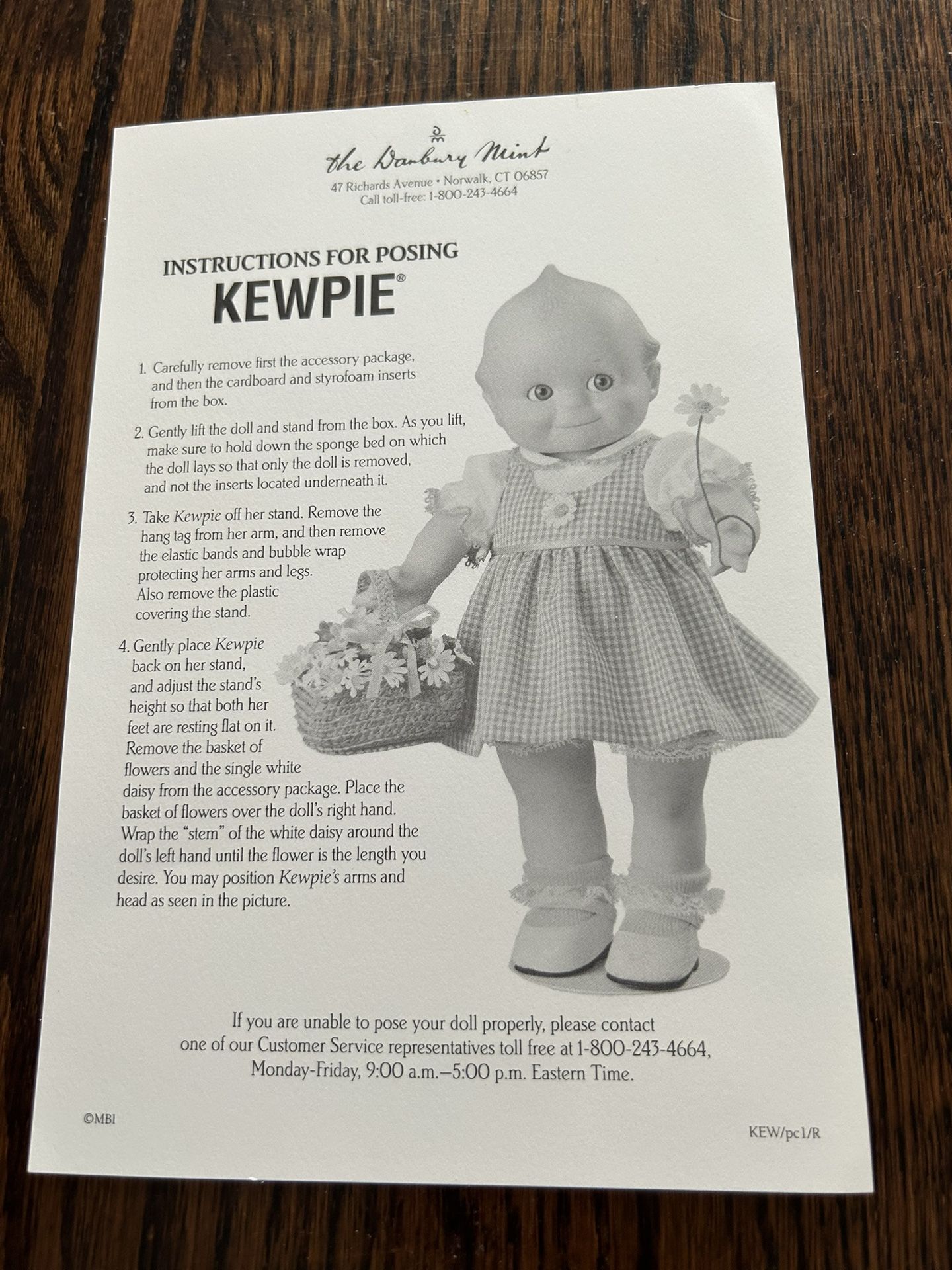 Kewpie Doll, NIB, porcelain