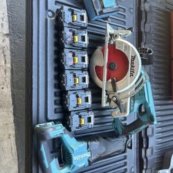Makita Skill Saw & Sawzall + Batteries 