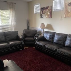 Faux Leather Couches
