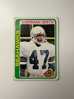 Topps 1978 - Sherman Smith Seattle Seahawks #191 Base Football Card