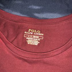 Maroon Polo Ralph Lauren Long Sleeve Shirt