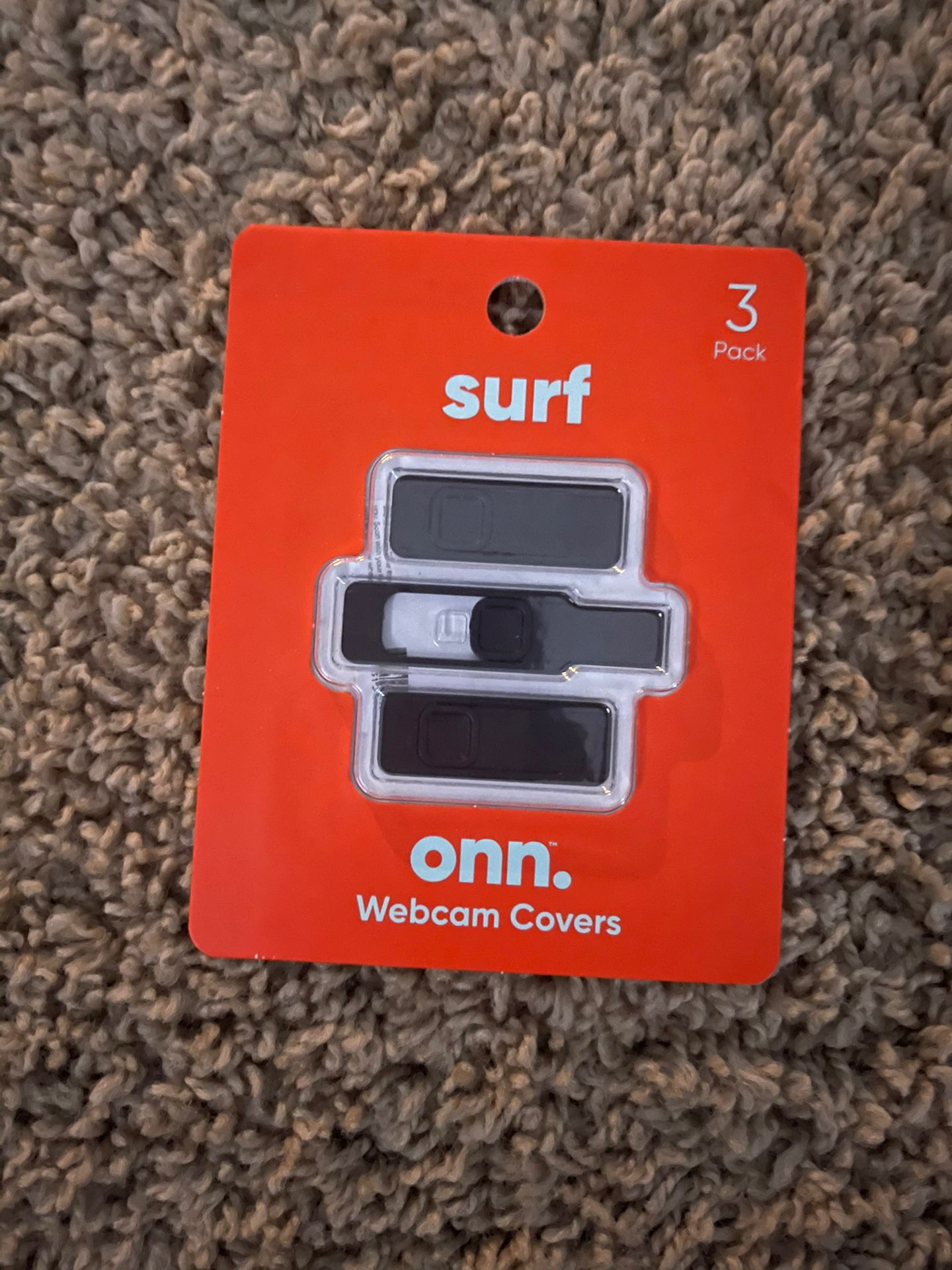 3 Pack Onn Webcam Covers