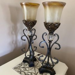 2 Ornate Lamps