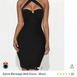 Fashion Nova Bandage black Dress
