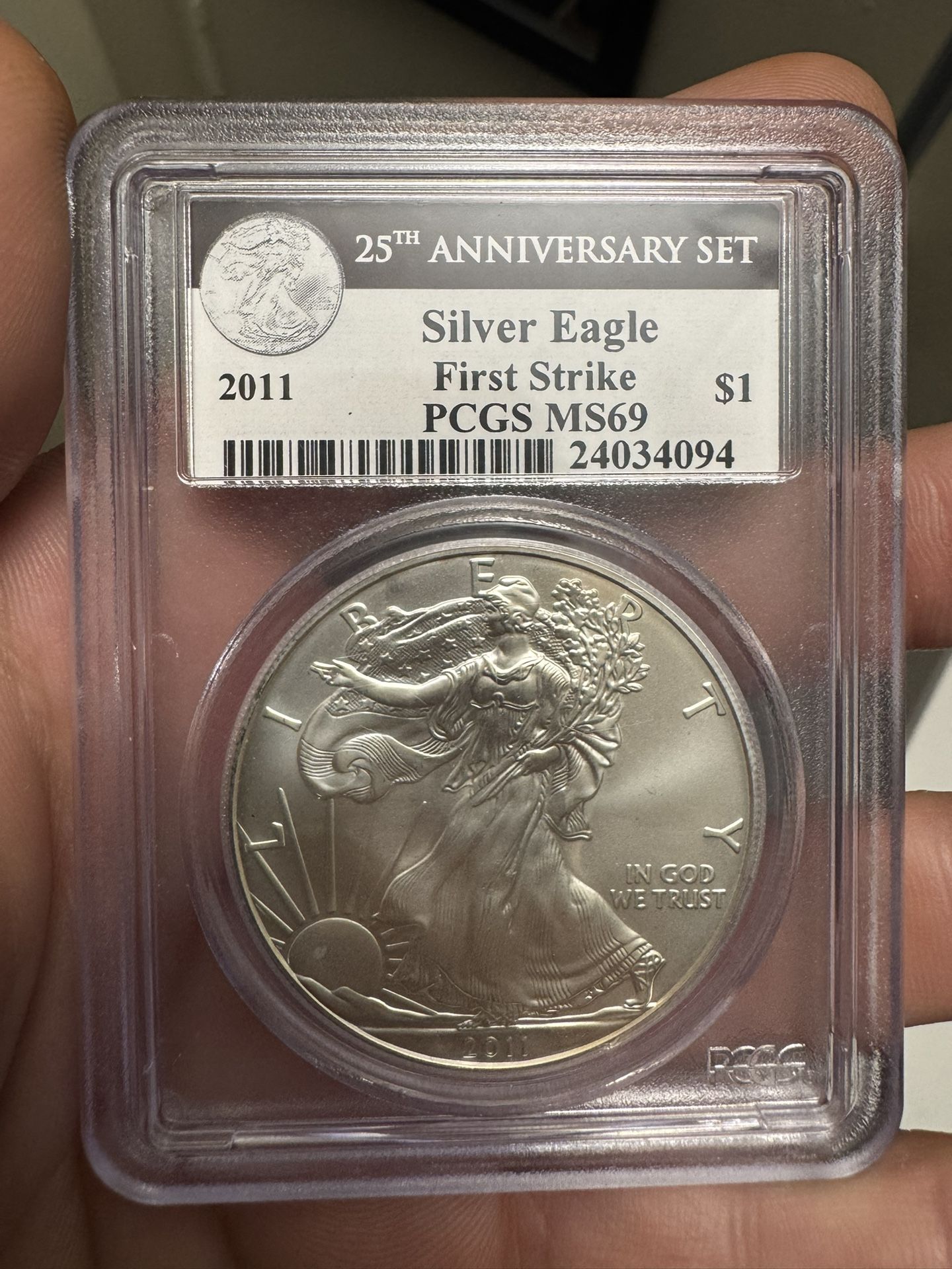 2011 Silver Eagle First Strike Ms69
