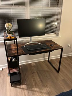 SHW 46” Computer Desk with Shelves – $60