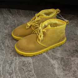 Yellow Ugg Boot shoes 