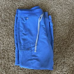 Figs Zamora Ceil Blue Pants Large