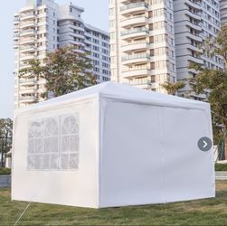 BRAND NEW (still in BOX) 10 x 10 with 3 size window doors, PERFECT for OUTDOOR PARTY, CAMPING, or even can be used as a SLEEPING TENT at Camping with