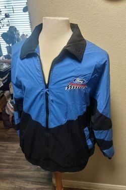 Vintage Ford Racing Zip-Up Windbreaker Jacket