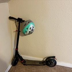 scooter (not electric), helmet included 
