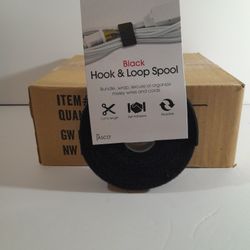 Great Deal,power Gear Hook And Loob Spool Velcro.  Case 6 ,purple,black,blue