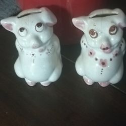 Ceramic Porcelain Non-mechanical Banks From 1940