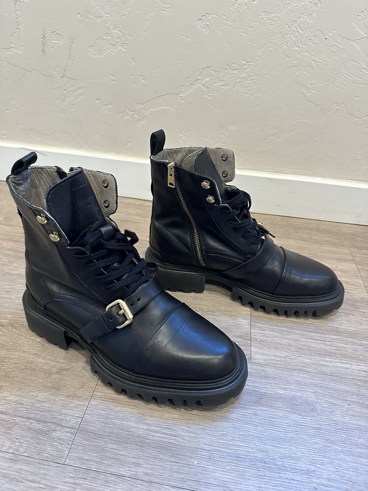 AllSaints Tori Leather Boots Women’s Size 11
