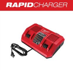 Milwaukee M18 18-Volt Lithium-Ion Dual Bay Rapid Battery Charger