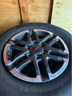 Tacoma TRD Sport wheels and tires 2025