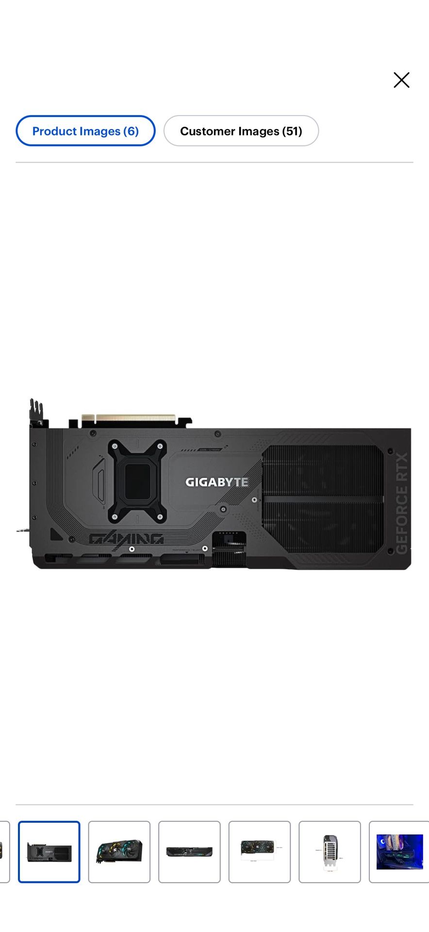 GIGABYTE - NVIDIA GeForce RTX 5080 GAMING OC 16G GDDR7 PCI Express 5.0 Graphics Card - Black
