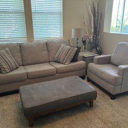 Sofa, Chair, Ottoman 