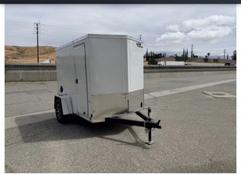 5x8 LOOK ST DLX Enclosed Cargo Trailer | Ramp Door | Aluminum Wheels | 2,990 LB GVWR