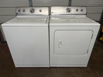 MAYTAG CENTENNIAL WASHER AND ELECTRIC DRYER SET LIKE NEW CONDITIONS
