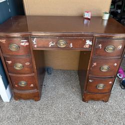 Free Solid Wood Desk